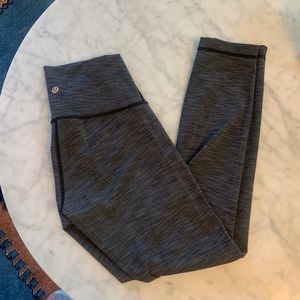 grey lululemon leggings - size 4